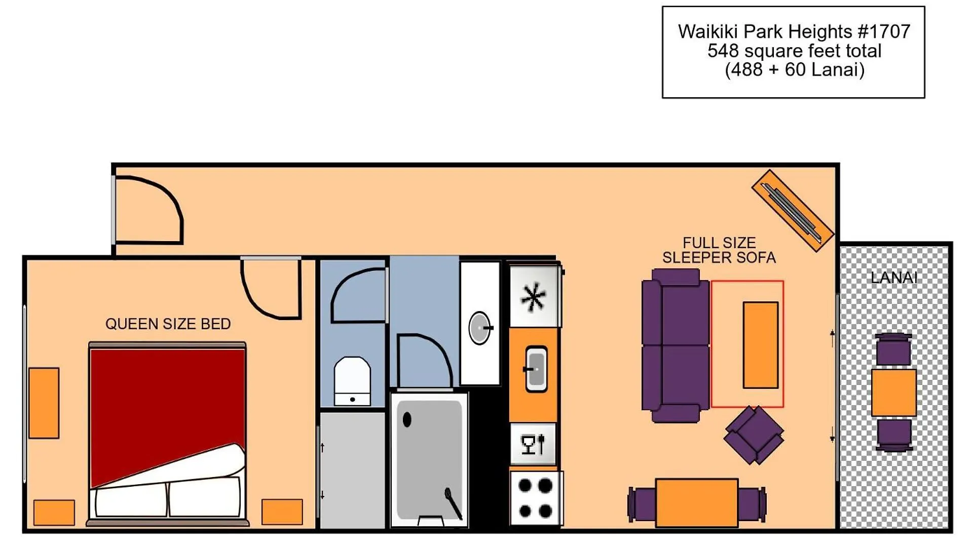 Waikiki Park Heights #1707 Bed & Breakfast Honolulu United States