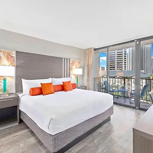 Renovated With View At Aqua Palms Waikiki Honolulu